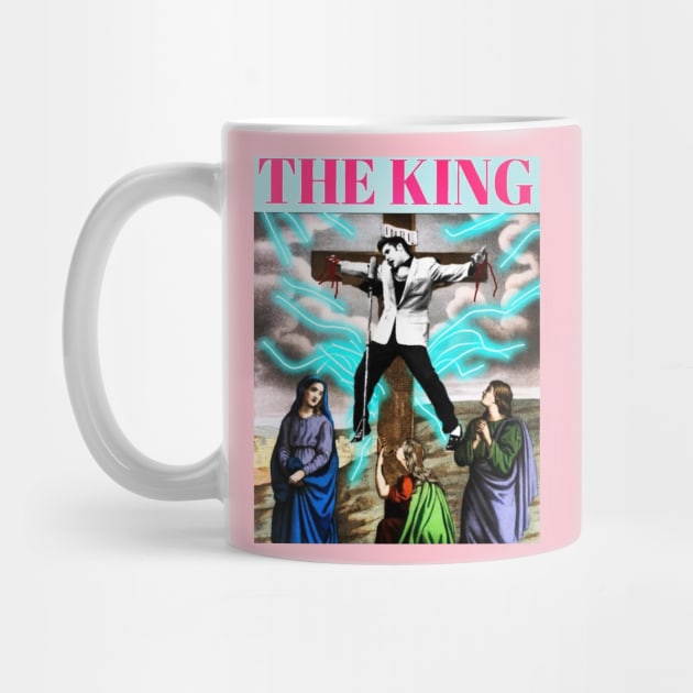 The King - Crucified for Rock n Roll by ArtCoffeeLust